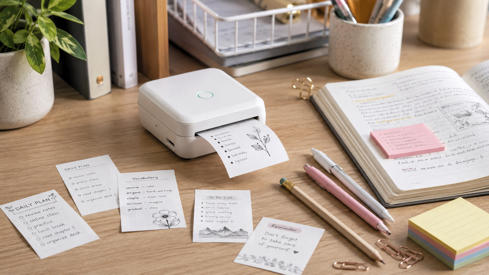 Mini Thermal Printers: Tiny Printers Children, Students and Journal Lovers Will Want to Use
